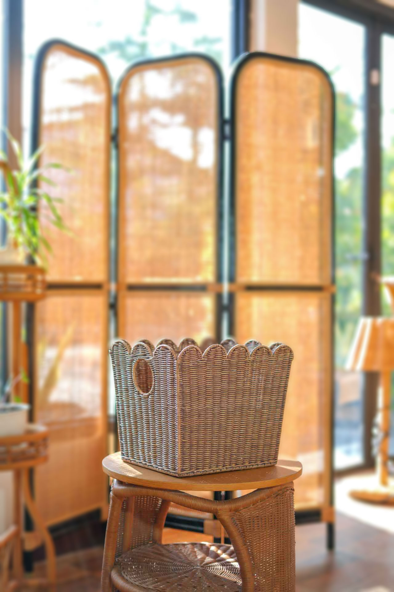 TREFLE SCALLOP BASKET